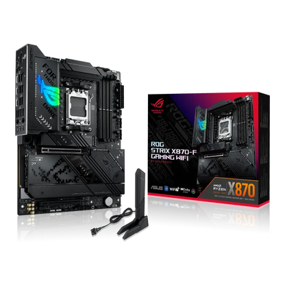 Asus ROG STRIX X870-F GAMING WIFI ROG STRIX X870-F GAMING WIFI AM5 Placa de Baza 4x DDR5, 1x DP 1x HDMI, 4711387732045