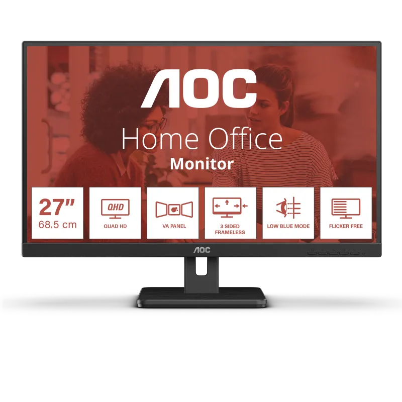 AOC Q27E3UAM monitor 27inch VA WLED 2560x1440 16:9 75Hz 4ms 350cd/m² 3000:1 178º/178, 4038986180689