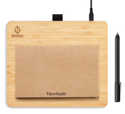 ViewSonic PF0730-I0WW PF0730-I0 Tableta grafica 7.5inch Wood 5080 lpi precizie 0.25mm cu fir USB, 766907010084