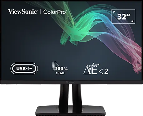 ViewSonic VP3256-4K VP3256-4K monitor 31.2inch 16:9 IPS 4K 3840x2160px 60Hz GtG: 5ms 350cd/mp, 766907014532