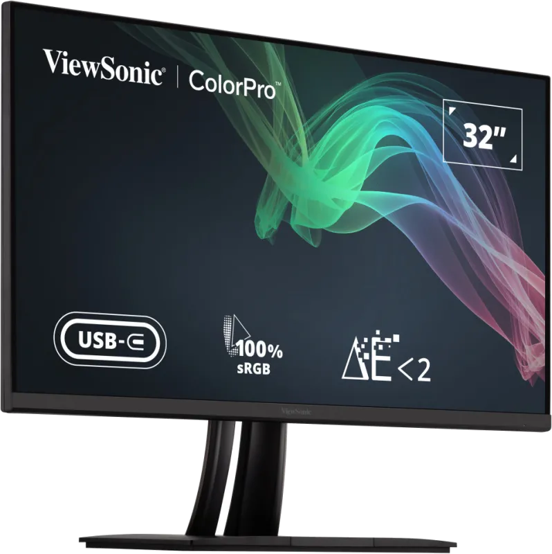 ViewSonic VP3256-4K VP3256-4K monitor 31.2inch 16:9 IPS 4K 3840x2160px 60Hz GtG: 5ms 350cd/mp, 766907014532