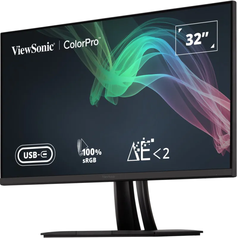 ViewSonic VP3256-4K VP3256-4K monitor 31.2inch 16:9 IPS 4K 3840x2160px 60Hz GtG: 5ms 350cd/mp, 766907014532