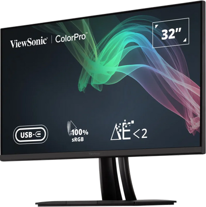 ViewSonic VP3256-4K VP3256-4K monitor 31.2inch 16:9 IPS 4K 3840x2160px 60Hz GtG: 5ms 350cd/mp, 766907014532