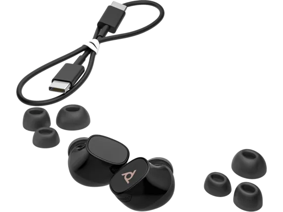 HP A28PTAA Poly Voyager Free 20 Black Earbuds, 198122945184