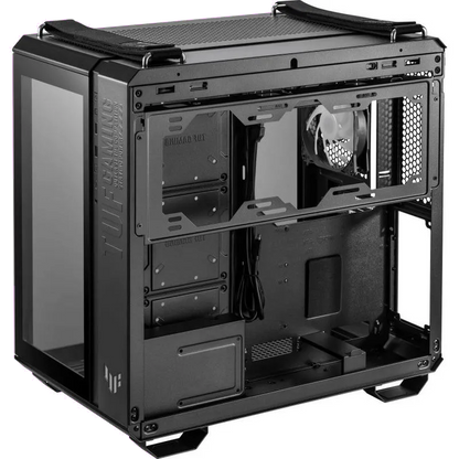 Asus TUF GAMING GT502 PLUS TG ARGB BLACK GT502 TUF GAMING PLUS BLACK Carcasa PC Mid Tower ARGB NEGRU Tempered Glass, 4711081800439