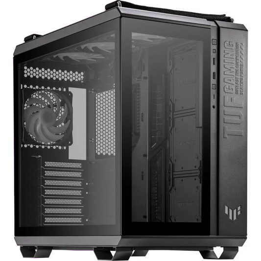 Asus TUF GAMING GT502 PLUS TG ARGB BLACK GT502 TUF GAMING PLUS BLACK Carcasa PC Mid Tower ARGB NEGRU Tempered Glass, 4711081800439