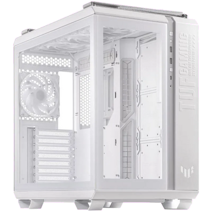 Asus TUF GAMING GT502 PLUS TG ARGB WHITE GT502 TUF GAMING PLUS WHITE Carcasa PC Mid Tower ARGB ALB Tempered Glass, 4711387204689