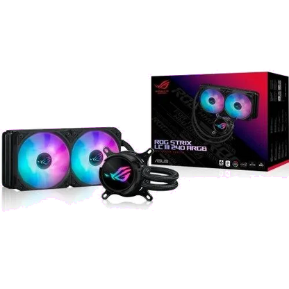 Asus ROG STRIX LC III 240 ARGB ROG STRI LC III 240 ARGB Cooler procesor Negru 2x Fan Slots 120mm 800-2200 RPM, 4711387414521