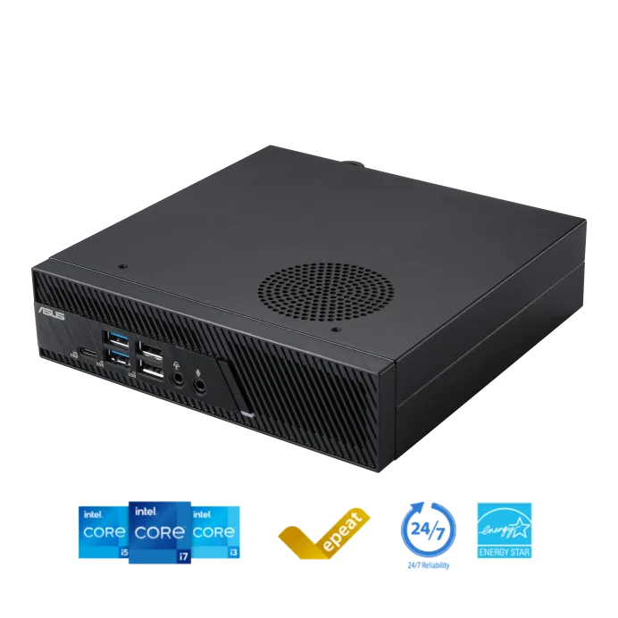 Asus PB63-B3254MH PB63 MiniPC i3-13100 16GB DDR5 256GB B760 NoOS functionare 24/7, 4711387639740