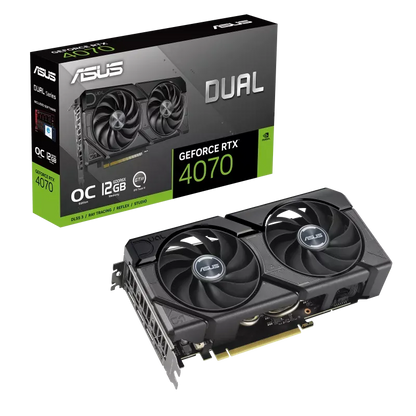 Asus DUAL-RTX4070-O12G-EVO VGA PCIE16 RTX4070 12GB GDDR6X/DUAL-RTX4070-O12G-EVO ASUS, 4711387432006