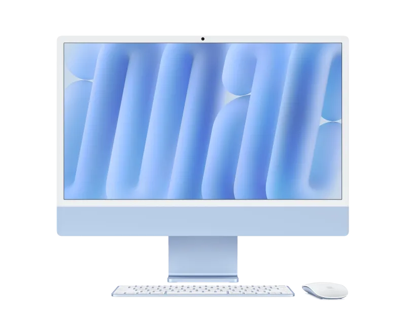 Apple MD2T4RO/A Sistem PC All-in-one iMac 24" M4 Retina 4.5K 10 CPU/10 GPU 24GB 512GB SSD Blue, 195950075830