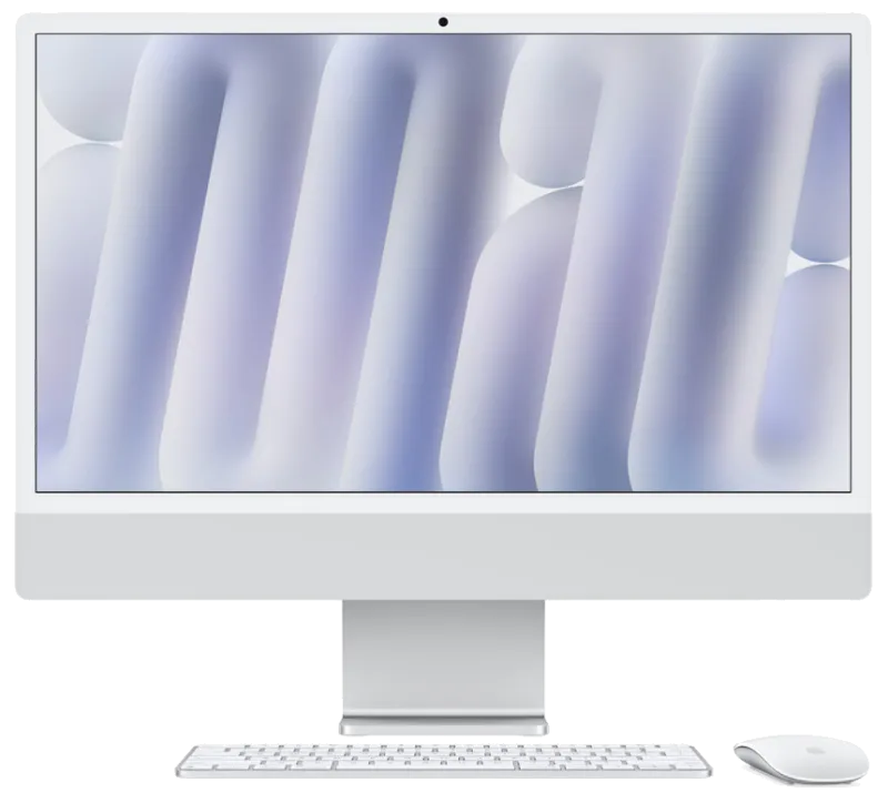 Apple MWUC3RO/A Sistem PC All-in-one iMac 24" M4 Retina 4.5K 8C CPU/ 8C GPU 16G 256GB SSD Silver, 195949591594