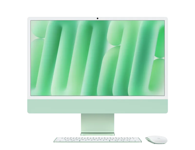 Apple MWUE3RO/A Sistem PC All-in-one iMac 24" M4 Retina 4.5K 8C CPU/ 8C GPU 16GB 256GB SSD Verde, 195949592478