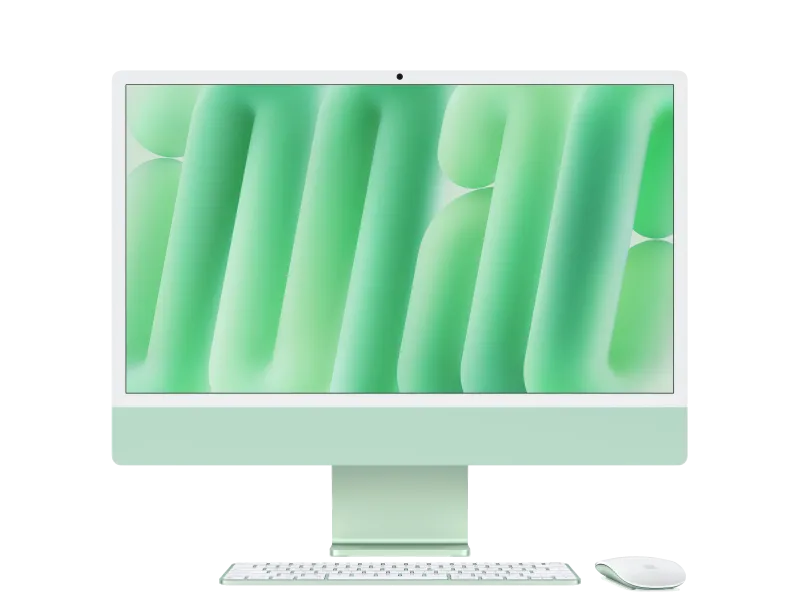 Apple MWUY3RO/A Sistem PC All-in-one iMac 24"M4 Retina 4.5K 10C CPU/10C GPU 16GB 256GB SSD Verde, 195949596476