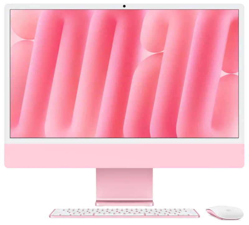 Apple MD2U4ZE/A Sistem PC All-in-one IMAC 24" M4 10C CPU/10C GPU/24GB/512GB-ZEE PINK, 195950076431