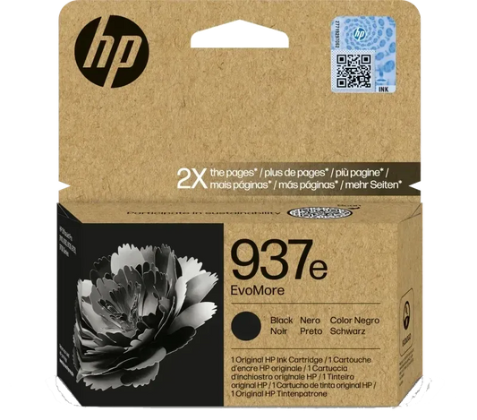 HP 4S6W9NE#CE1 Cartus cerneala 937e, EvoMore, negru, aproximativ 2500pag ISO, EU, 196786147715