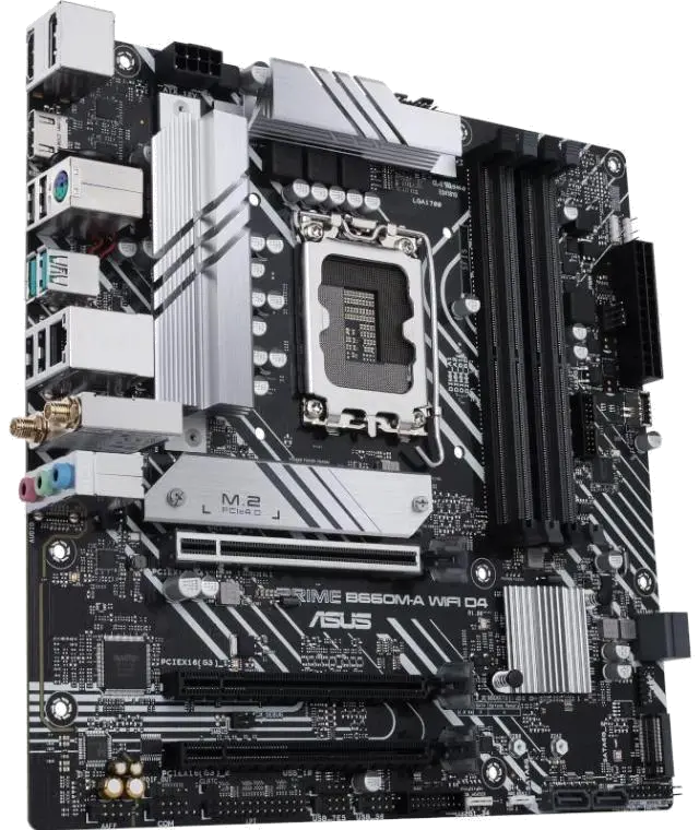 Asus PRIME B660M-A WID4 PRIME B660M-A WIFI D4 placa de baza Intel® B660 LGA 1700 mATX PCIe 4.0, 4711081518105