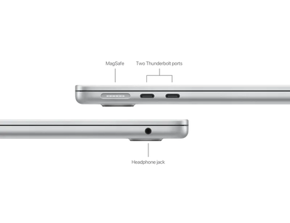 Apple MC8H4RO/A MacBook Air 13", M3, 8 nuclee CPU si 8 nuclee GPU, 16GB, 256GB, Silver, 195949901553