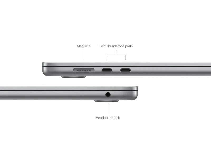 Apple MC9D4RO/A MacBook Air 15", M3, 8 nuclee CPU si 10 nuclee GPU, 16GB, 256GB, Space Grey, 195949905025