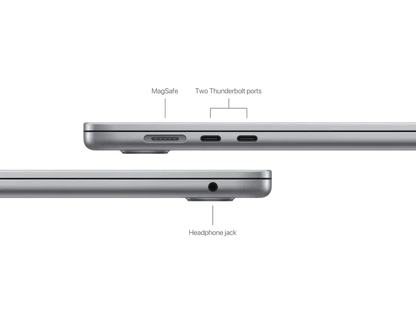 Apple MC9D4RO/A MacBook Air 15", M3, 8 nuclee CPU si 10 nuclee GPU, 16GB, 256GB, Space Grey, 195949905025