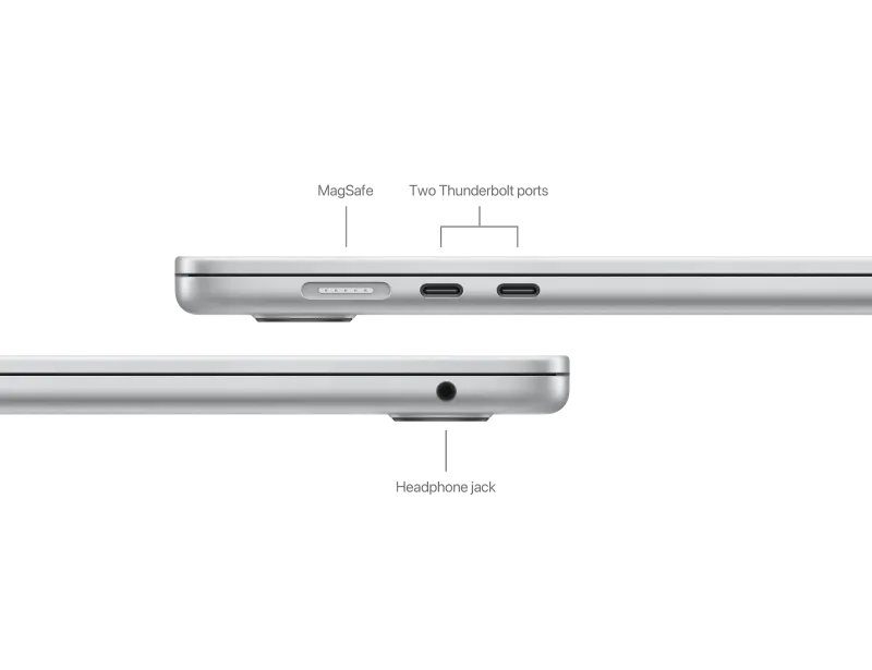 Apple MC9E4RO/A MacBook Air 15", M3, 8 nuclee CPU si 10 nuclee GPU, 16GB, 256GB, Silver, 195949905490