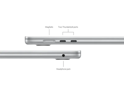 Apple MC9E4RO/A MacBook Air 15", M3, 8 nuclee CPU si 10 nuclee GPU, 16GB, 256GB, Silver, 195949905490