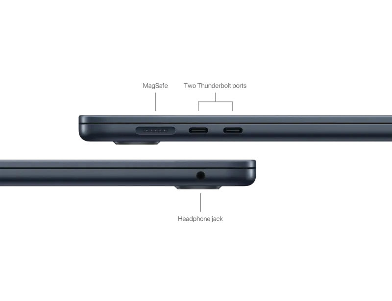 Apple MC9L4RO/A MacBook Air 15", M3, 8 nuclee CPU si 10 nuclee GPU, 24GB, 512GB, Midnight, 195949908316