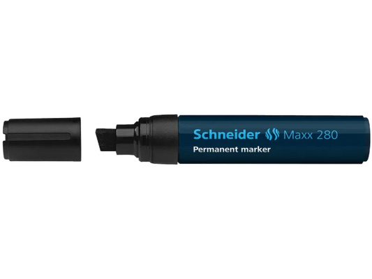 Schneider SD-002596 Maxx 280 Negru marker permanent varf 4-12mm, 4004675000330