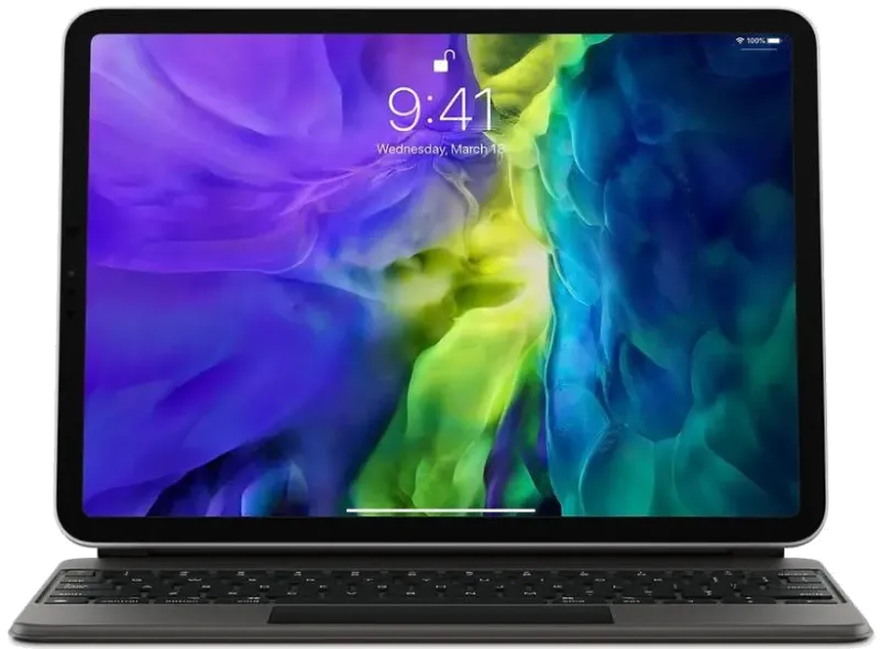 Apple MXQT2Z/A Magic Keyboard for iPad Air (4/5th/M2), iPad Pro 11 (3/4th gen), Intl EN, Black, 190199600164