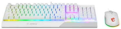 MSI VIGOR GK30 COMBO WHITE US Kit Gaming tastatura si mouse Vigor GK30 ALB