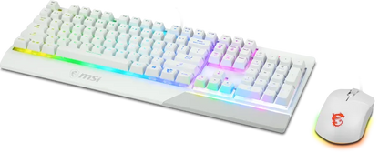 MSI VIGOR GK30 COMBO WHITE US Kit Gaming tastatura si mouse Vigor GK30 ALB
