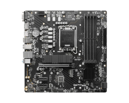 MSI PRO B760M-P Placa de baza PRO B760M-P LGA 1700 1xDP 1xHDMI, 4711377086578