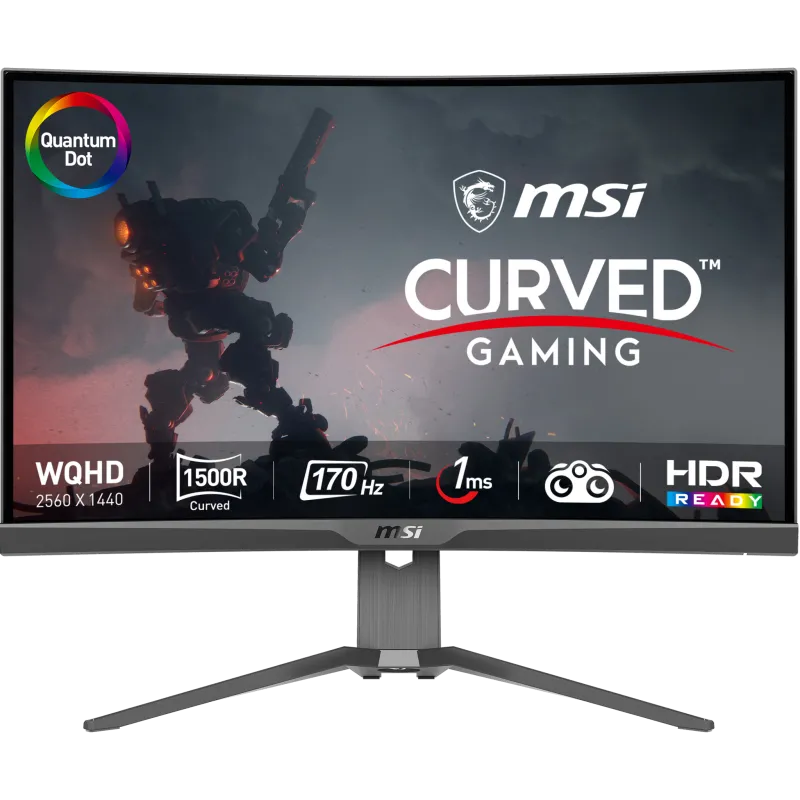 MSI MAG 275CQRF QD Monitor Gaming LED MAG 275CQRF QD 27inch curved WQHD 170Hz 1ms, 4711377032087