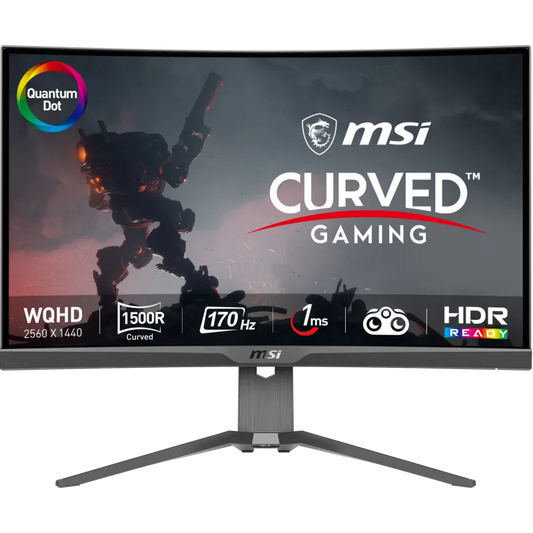 MSI MAG 275CQRF QD Monitor Gaming LED MAG 275CQRF QD 27inch curved WQHD 170Hz 1ms, 4711377032087