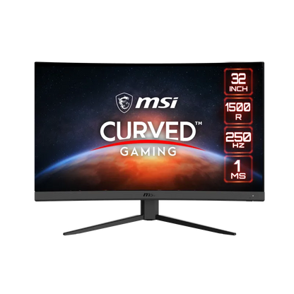 MSI G32C4X Monitor LED Gaming G32C4X 31.5inch VA FHD Curve 1500R 300cd/m2 250Hz 1ms HDMIx2, 4711377018487