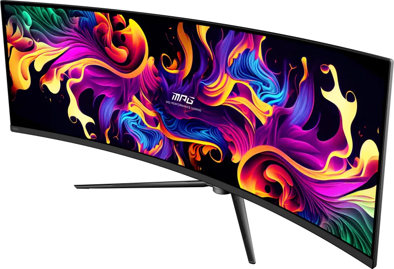 MSI MPG 491CQP QD-OLED Monitor Gaming MPG 491CQP QD-OLED 49inch QD-OLED 5120x1440 Curve 1800R, 4711377143622