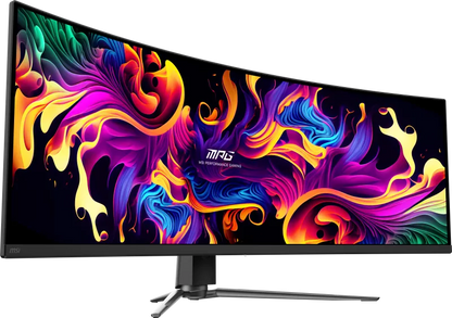 MSI MPG 491CQP QD-OLED Monitor Gaming MPG 491CQP QD-OLED 49inch QD-OLED 5120x1440 Curve 1800R, 4711377143622