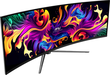 MSI MPG 491CQP QD-OLED Monitor Gaming MPG 491CQP QD-OLED 49inch QD-OLED 5120x1440 Curve 1800R, 4711377143622