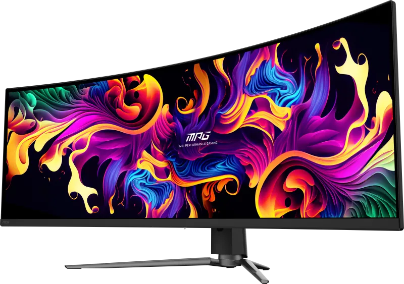 MSI MPG 491CQP QD-OLED Monitor Gaming MPG 491CQP QD-OLED 49inch QD-OLED 5120x1440 Curve 1800R, 4711377143622