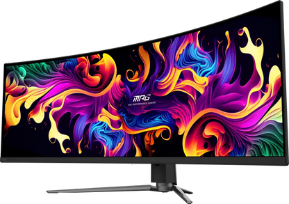 MSI MPG 491CQP QD-OLED Monitor Gaming MPG 491CQP QD-OLED 49inch QD-OLED 5120x1440 Curve 1800R, 4711377143622