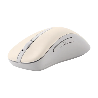 Asus 90XB0900-BMU020 MD102 Beige mouse ergonomic wireless + bluetooth optic 1600dpi silentios