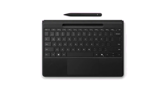 Microsoft 8YU-00014 Surface Pro Flex Keyboard + Slim Pen, Wireless, CoPilot Button, EN Int, Black