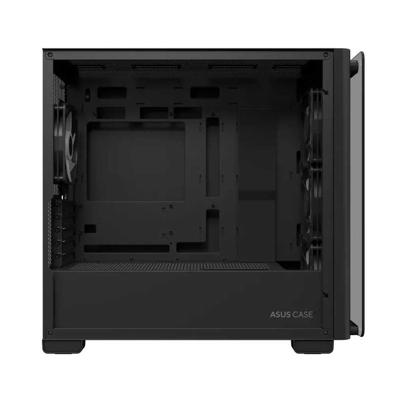 Asus A23 PLUS TG ARGB BLACK A23 PLUS Mid Tower ARGB NEGRU carcasa PC Tempered Glass 5 Sloturi Expansiune, 4711387701133