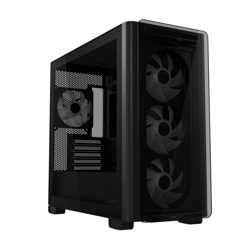 Asus A23 PLUS TG ARGB BLACK A23 PLUS Mid Tower ARGB NEGRU carcasa PC Tempered Glass 5 Sloturi Expansiune, 4711387701133