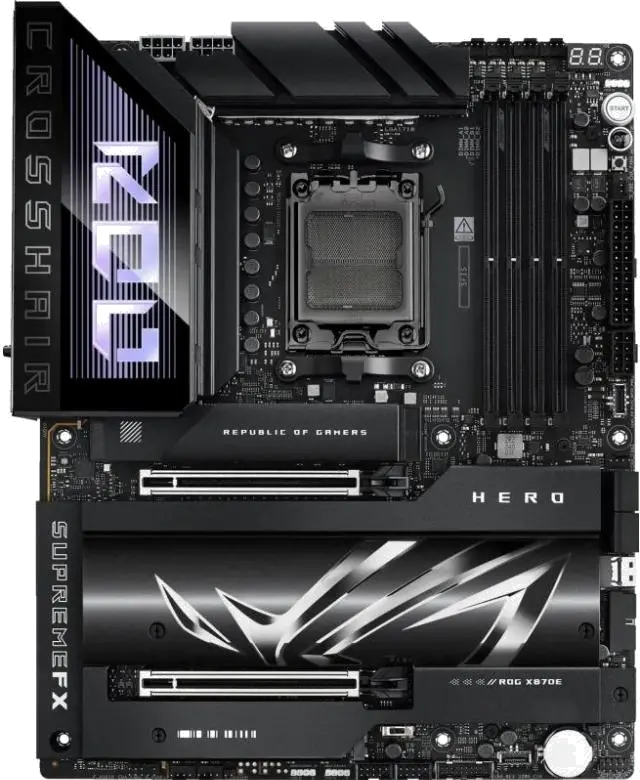 Asus ROG CROSSHAIR X870E HERO ROG CROSSHAIR X870E HERO placa de baza AM5 ATX DDR5 PCIe 5, 4711387710302