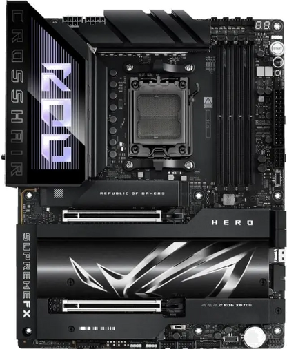 Asus ROG CROSSHAIR X870E HERO ROG CROSSHAIR X870E HERO placa de baza AM5 ATX DDR5 PCIe 5, 4711387710302