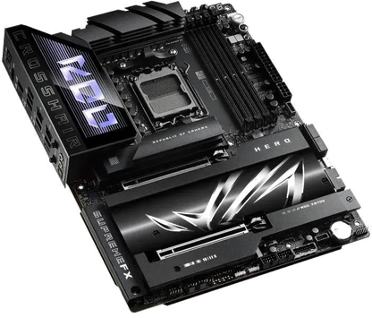 Asus ROG CROSSHAIR X870E HERO ROG CROSSHAIR X870E HERO placa de baza AM5 ATX DDR5 PCIe 5, 4711387710302