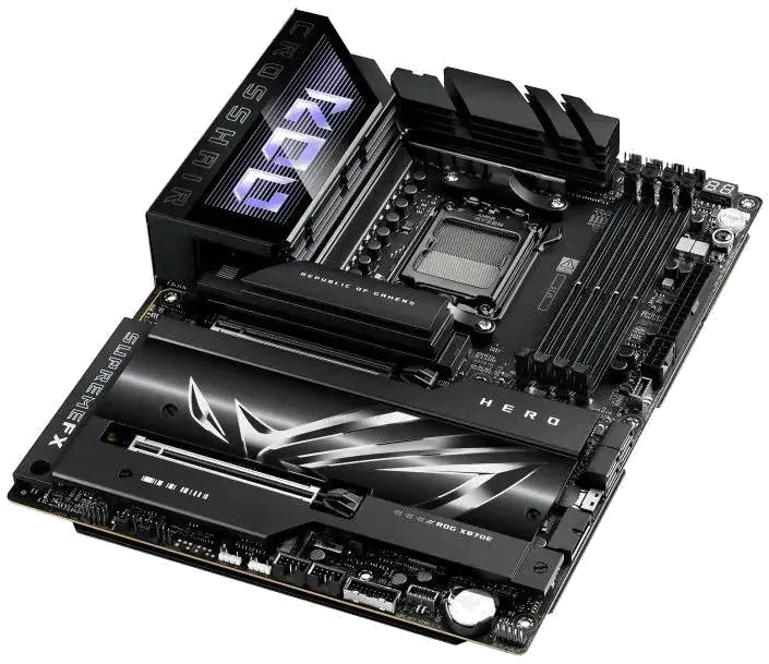 Asus ROG CROSSHAIR X870E HERO ROG CROSSHAIR X870E HERO placa de baza AM5 ATX DDR5 PCIe 5, 4711387710302