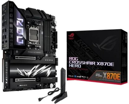 Asus ROG CROSSHAIR X870E HERO ROG CROSSHAIR X870E HERO placa de baza AM5 ATX DDR5 PCIe 5, 4711387710302