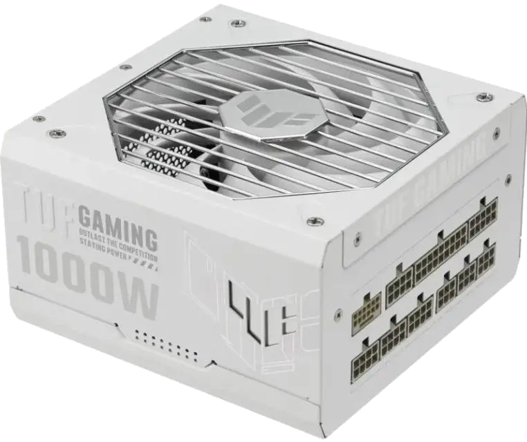 Asus TUF-GAMING-1000G-WHITE TUF GAMING 1000W ALB sursa PC ATX12V Active PFC 80 Plus GOLD, 4711387275993